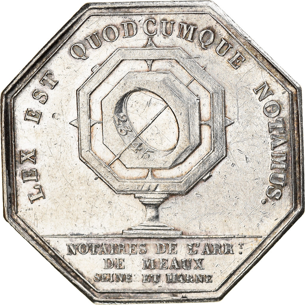 France, Token, Notary, Napoléon III, Notaires de l'Arrondissement de Meaux
