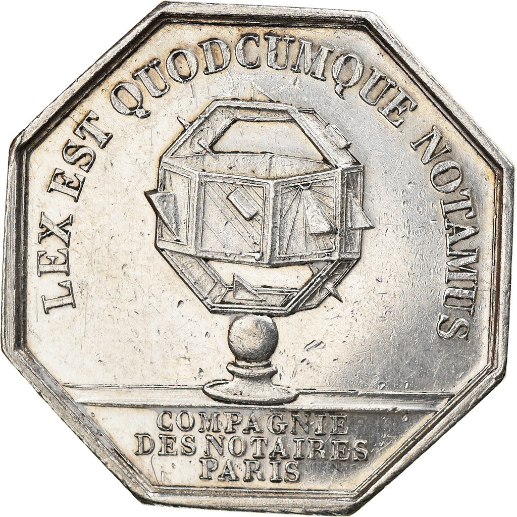 Frankrijk, Token, Notary, Napoléon III, Compagnie des Notaires de Paris, Barre