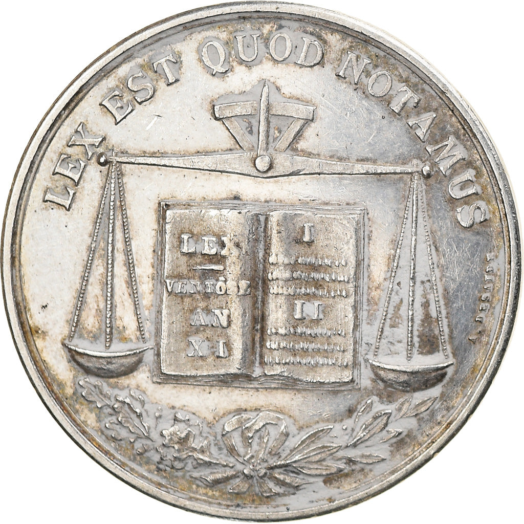 Francja, Token, Notariusz, Notaires de l'Arrondissement de Marennes, 1902