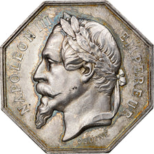 Francia, Token, Napoléon III, Franche-Comté, Commission d'Architecture