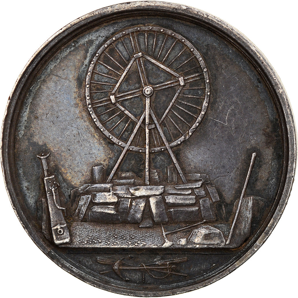 France, Token, Mines et Forges, Chambre des Marchands Carriers, 1840, AU(50-53)