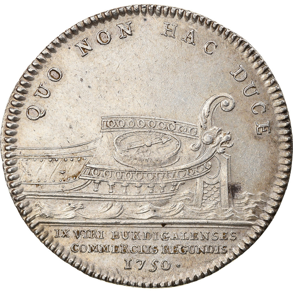 Frankreich, Token, Louis XVI, Chambre de Commerce de Bordeaux, History, 1750