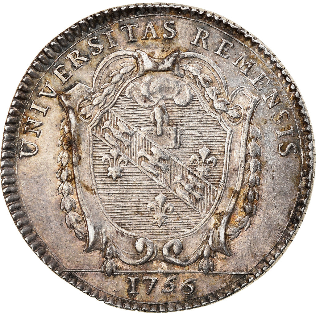 France, Token, Champagne Ardennes, Université de Reims, History, 1756