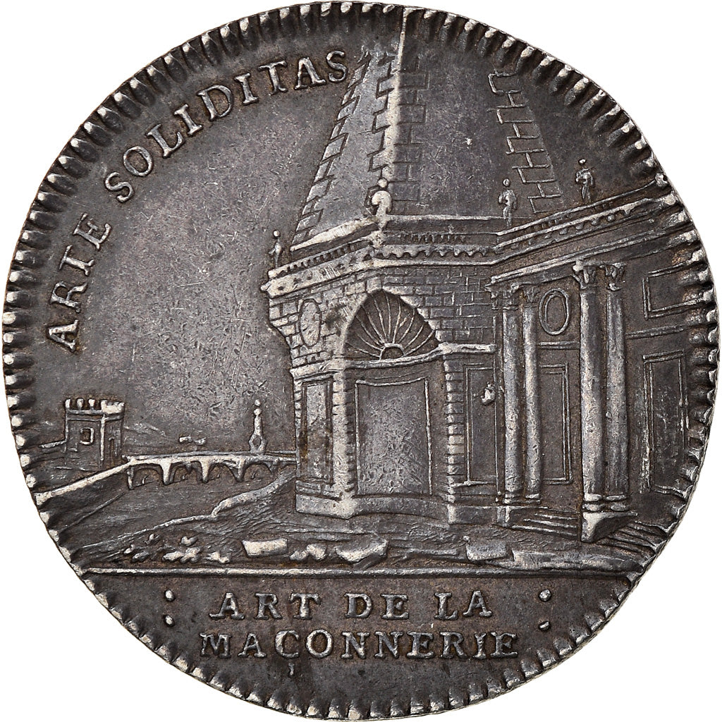 Francia, Token, Louis XV, Corporations, Art de la Maçonnerie, History, BB+
