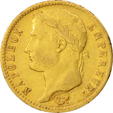 France, Napoléon I, 20 Francs, 1810, Paris, EF(40-45), Gold,KM:695.1,Gadoury1025