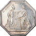 Frankreich, Token, Savings Bank, Banque de France, 1800, Dumarest, VZ, Silber