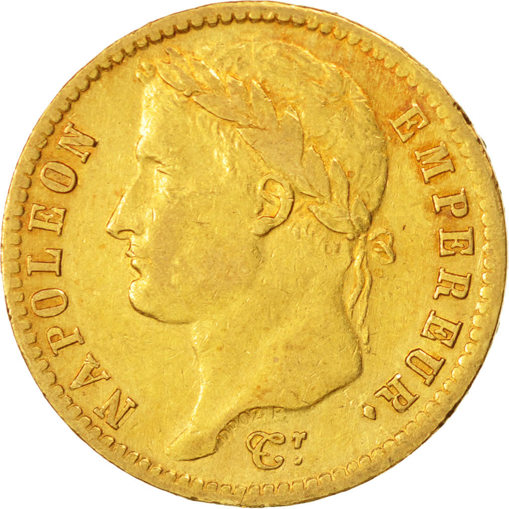 Frankreich, Napoléon I,20 Francs,1812,Lille,EF(40-45),Gold,KM:695.10,Gadoury1025
