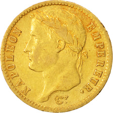 Frankreich, Napoléon I,20 Francs,1812,Lille,EF(40-45),Gold,KM:695.10,Gadoury1025