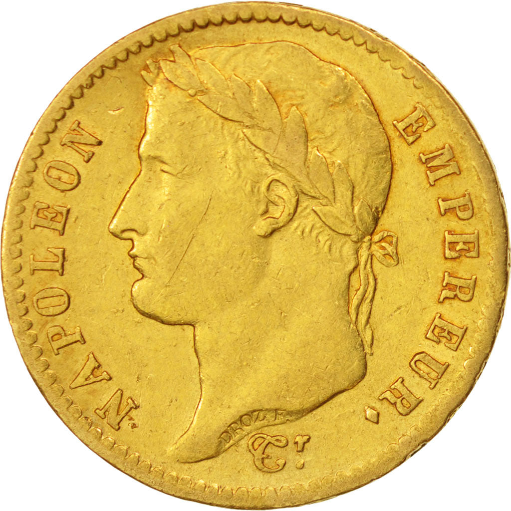 Frankreich, Napoléon I, 20 Francs,1813,Paris,EF(40-45),Gold,KM:695.1,Gadoury1025