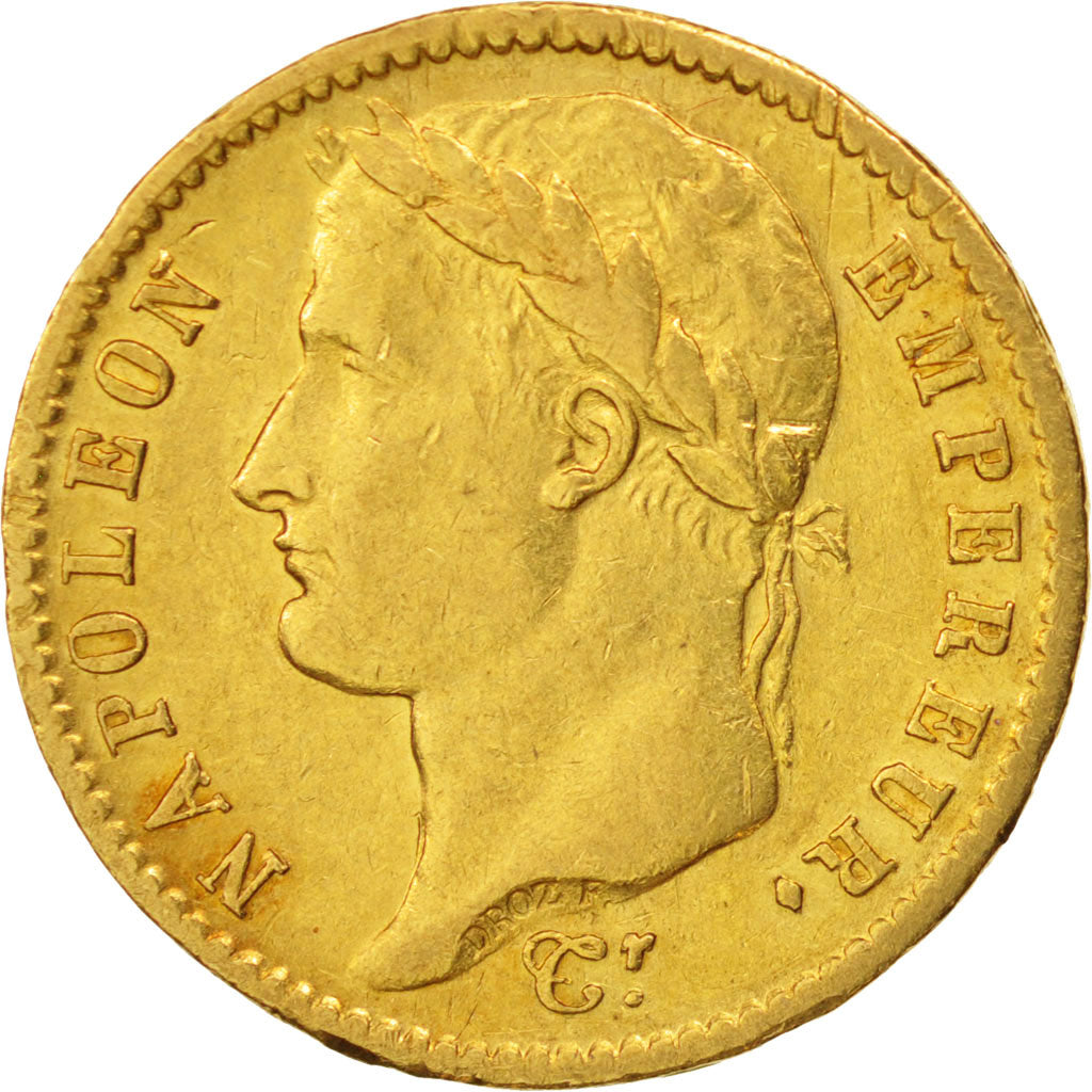 Frankreich, Napoléon I, 20 Francs,1813,Paris,EF(40-45),Gold,KM:695.1,Gadoury1025