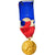 France, Industrie-Travail-Commerce, Medal, 1966, Very Good Quality, Gilt Bronze