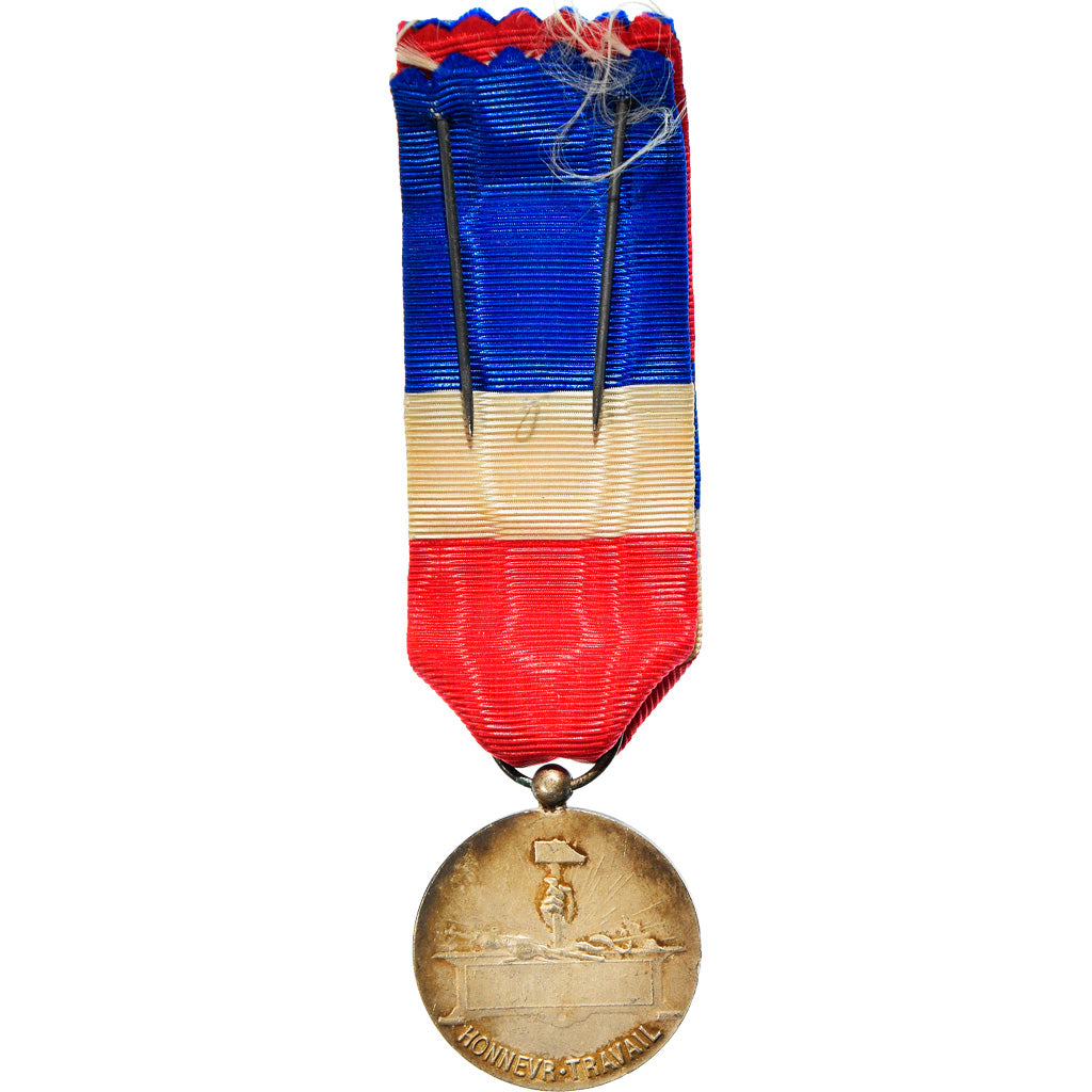 Francja, Honneur-Travail, République Française, Medal, Bardzo dobra jakość