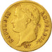 Moneda, Francia, Napoléon I, 20 Francs, 1814, Lille, BC+, Oro, KM:695.10
