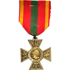 France, Croix du Combattant Volontaire, Médaille, 1939-1945, Excellent Quality