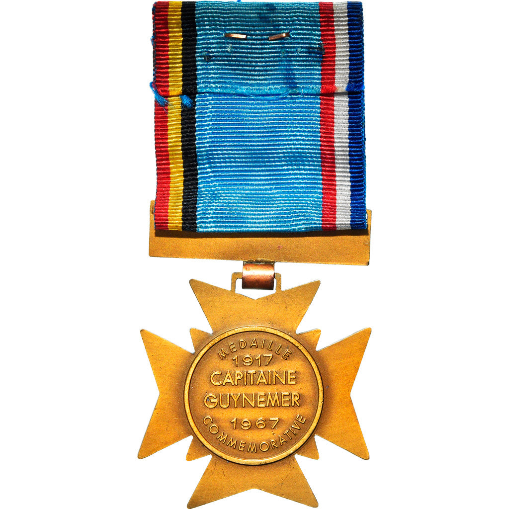 Frankrijk, Poelkapelle, Capitaine Guynemer, Medaille, 1967, Excellent Quality