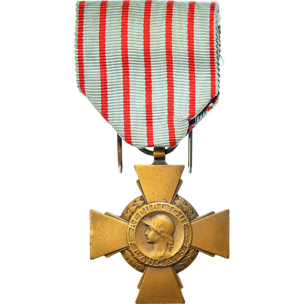 Francja, Croix du Combattant, Medal, 1939-1945, Bardzo dobra jakość, Pokryty