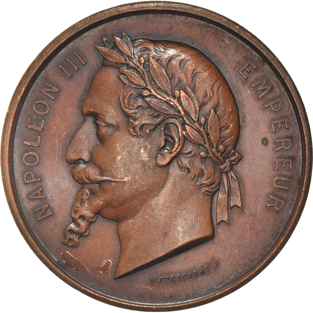 France, Medal, Exposition universelle de Paris, 1867, Ponscarme, EF(40-45)