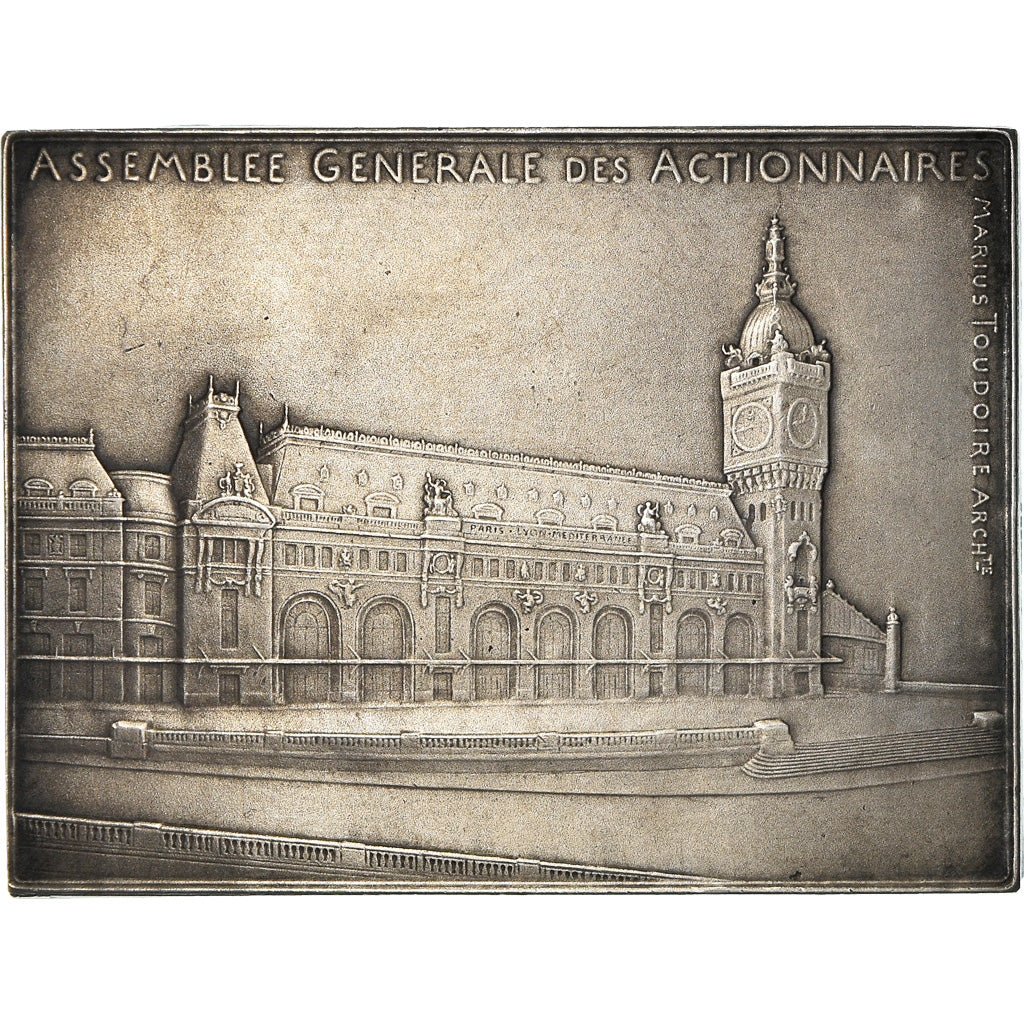 France, Medal, Assemblée Générale du Paris-Lyon-Méditerranée, Railway