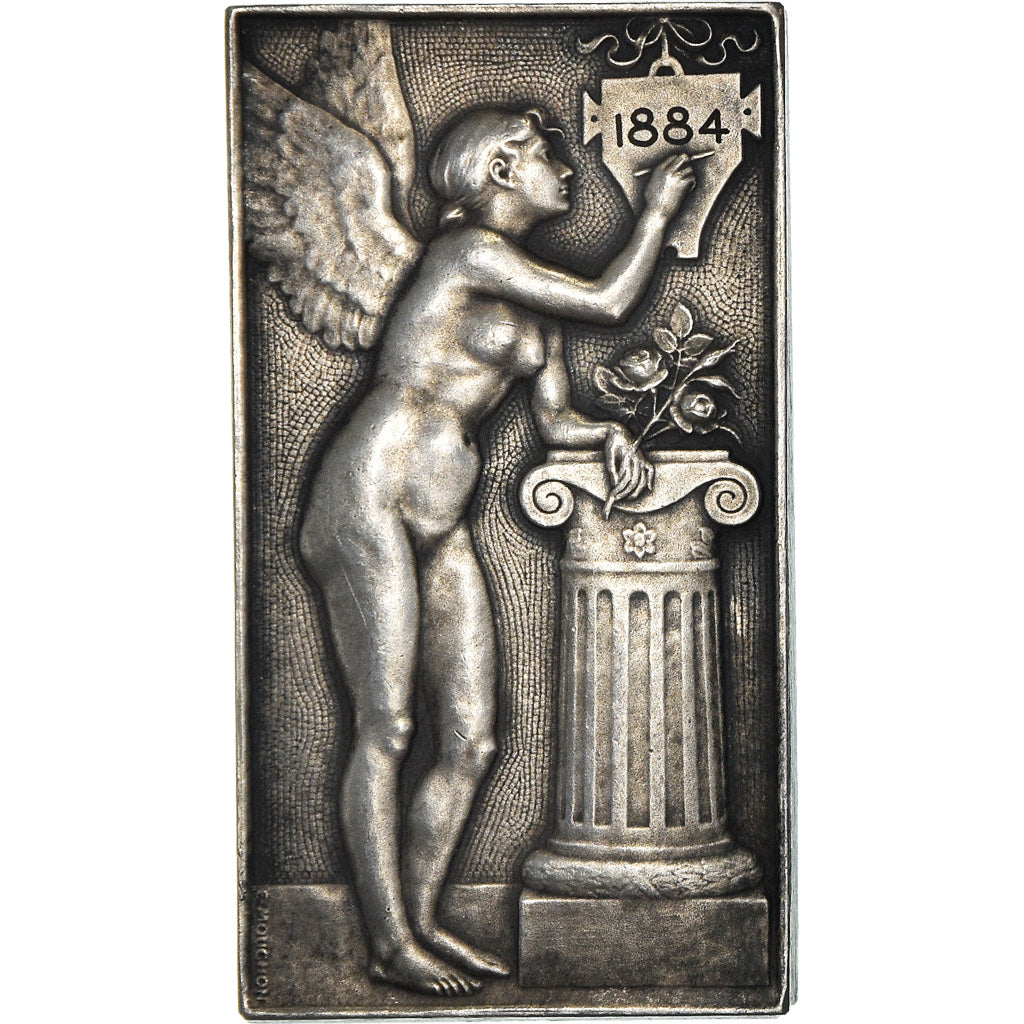 Francia, medaglia, Art Nouveau, Société des Architectes de l'Oise, 1884
