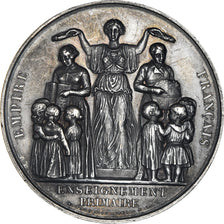 Frankreich, Medaille, Second Empire, Enseignement, Dourlers, Nord, 1858
