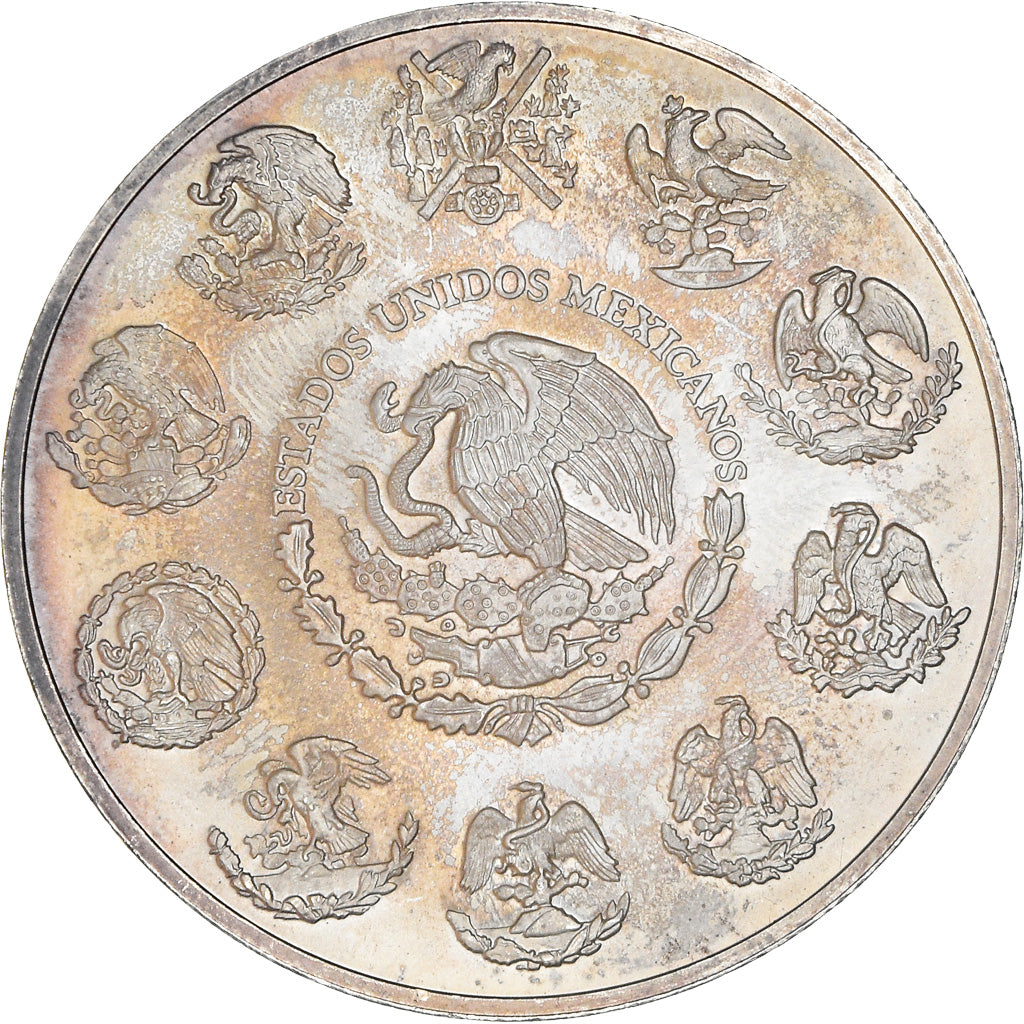 Moneta, Messico, 2 Onzas, 2 Troy Ounces of Silver, 1999, Mexico City, SPL