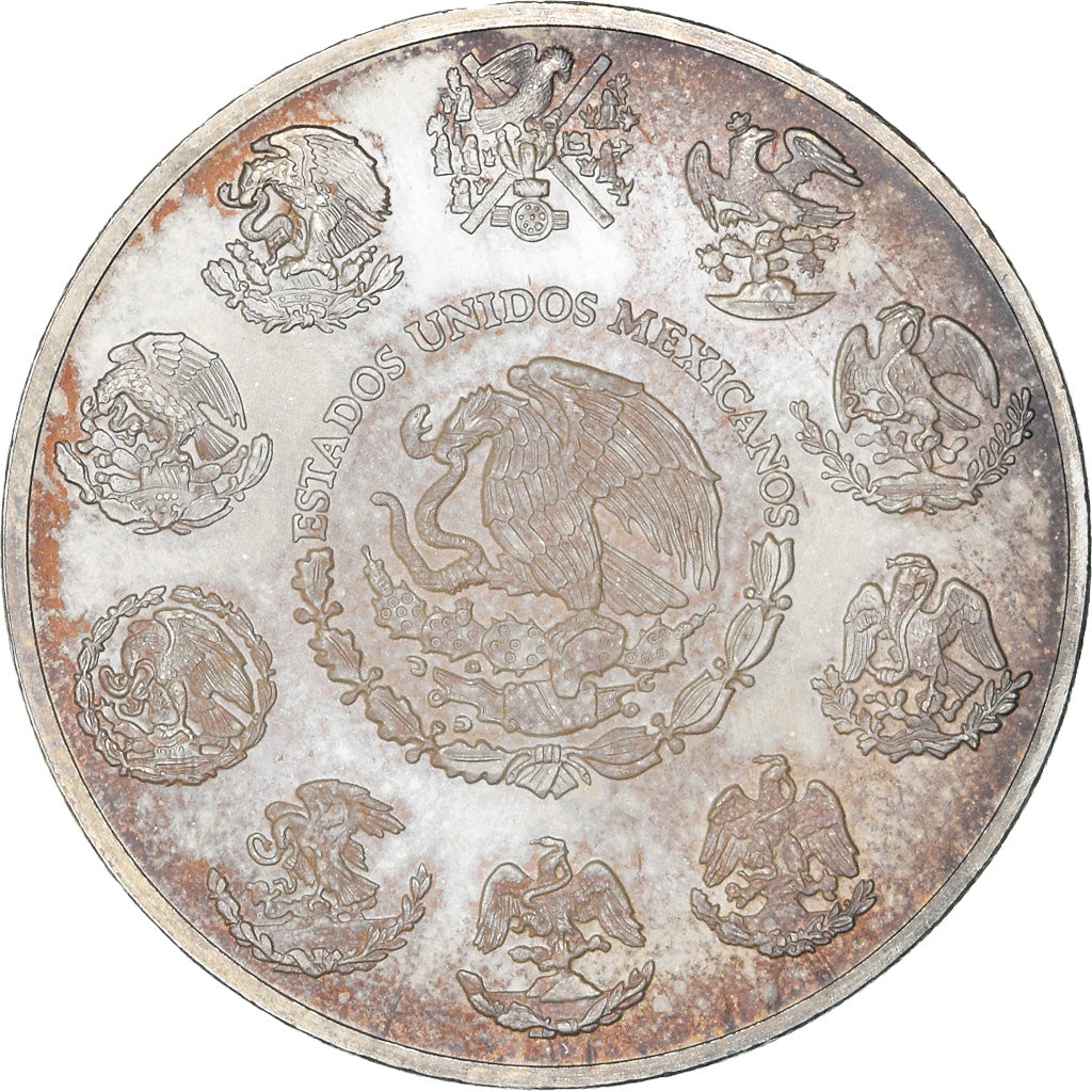 Coin, Mexico, 2 Onzas, 2 Troy Ounces of Silver, 2007, Mexico City, MS(63)