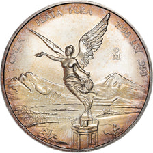 Moneda, México, Onza, Troy Ounce of Silver, 1998, Mexico City, SC, Plata