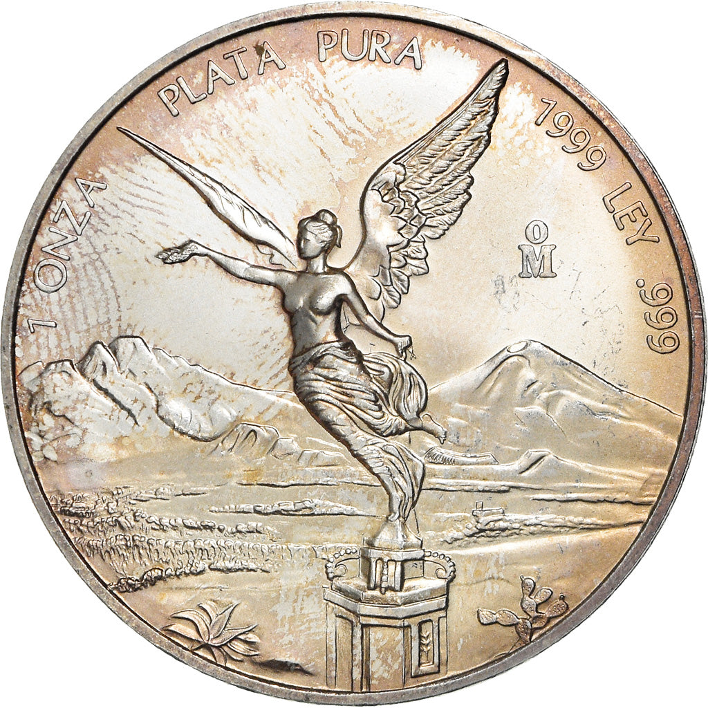 Moneta, Messico, Onza, Troy Ounce of Silver, 1999, Mexico City, SPL, Argento