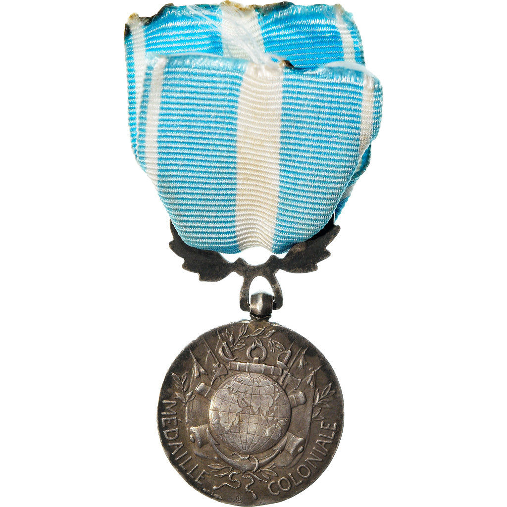 France, Médaille Coloniale, WAR, Medal, Excellent Quality, Silver, 27