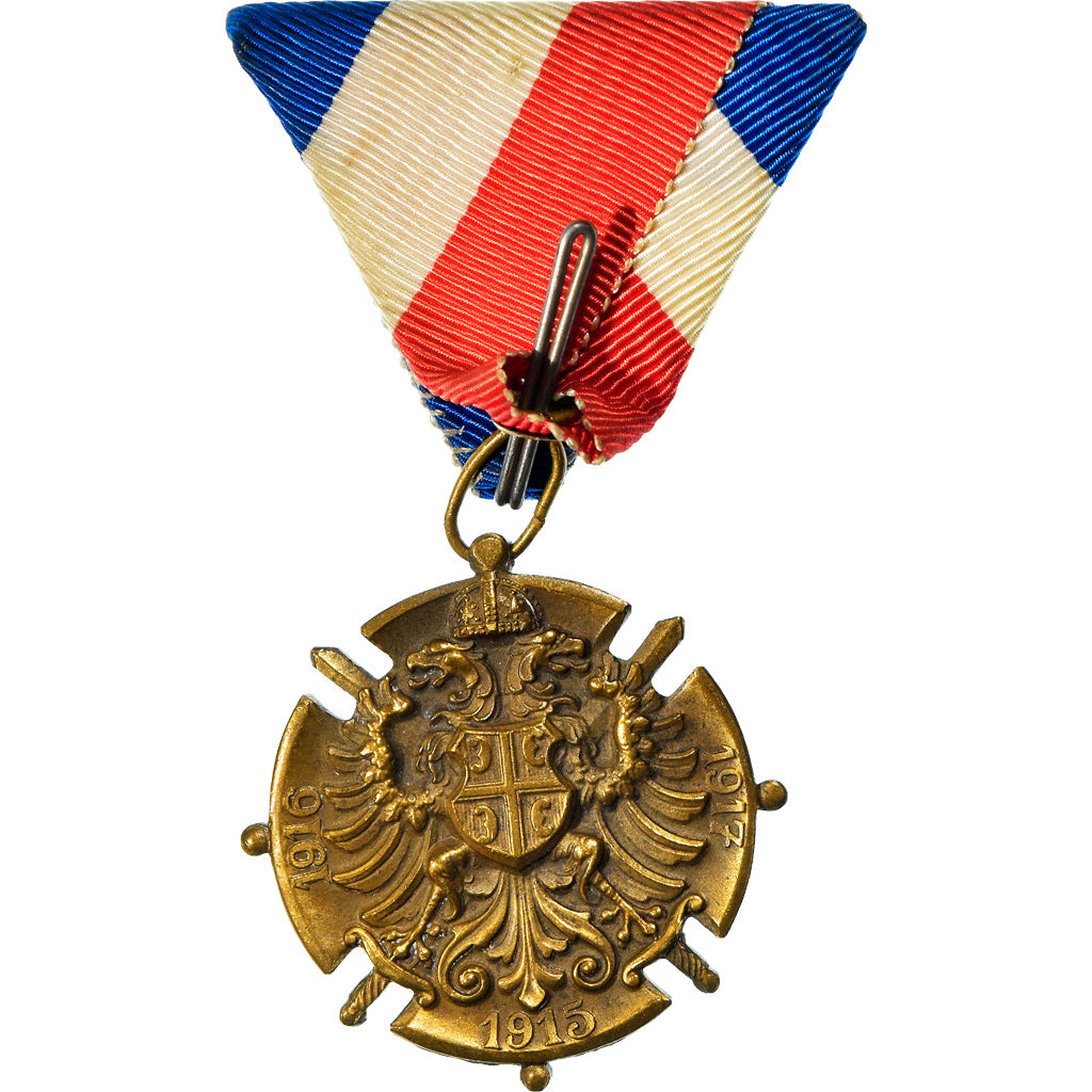 Serbia, Médaille commémorative de Serbie, WAR, Medal, 1914-1918, Excellent