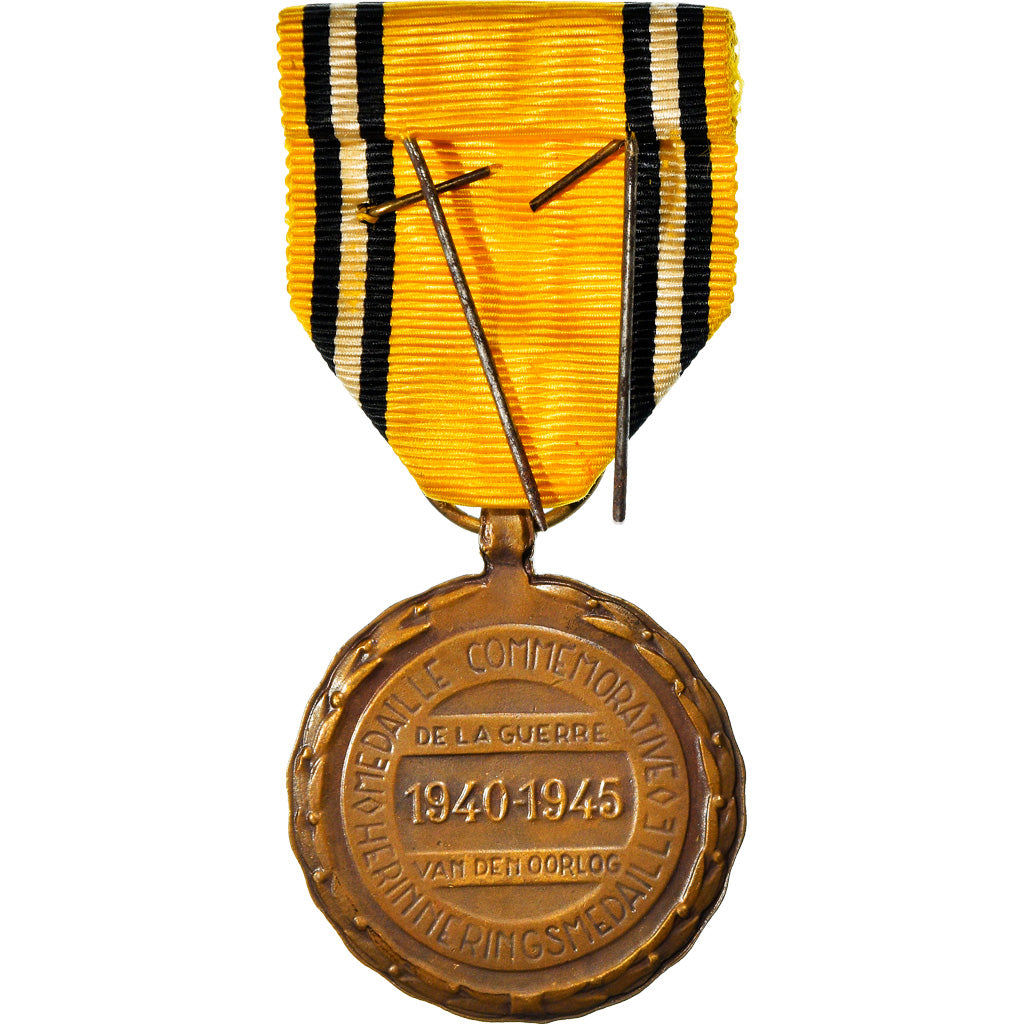 Belgio, Commémorative de la Guerre, medaglia, 1940-1945, Fuori circolazione