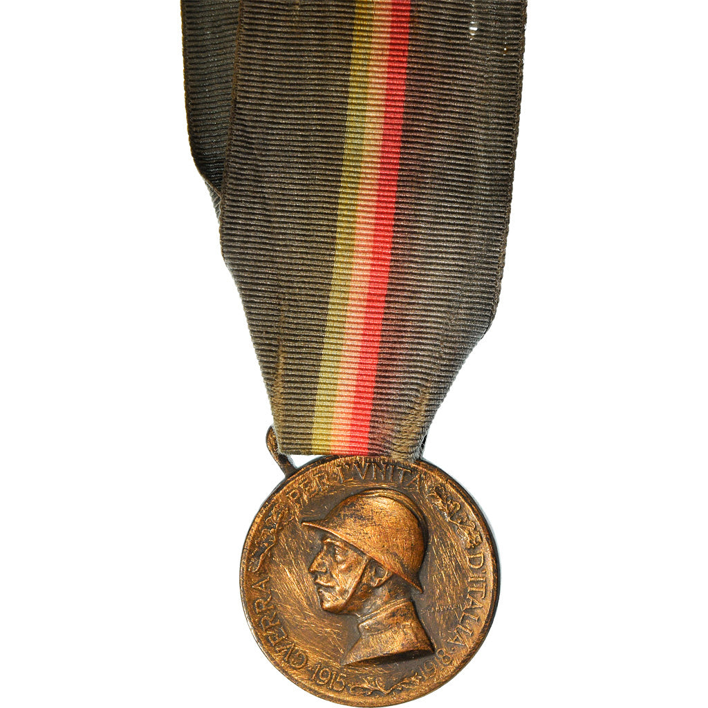 Italy, Guerra per l'Unita d'Italia, Medal, 1915-1918, Good Quality, Bronze, 32.5