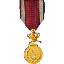 Belgium, Ordre de la Couronne, Travail et Progrès, Medal, Excellent Quality