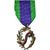 Francia, Encouragement Public, medalla, Sin circulación, Bronce plateado, 42