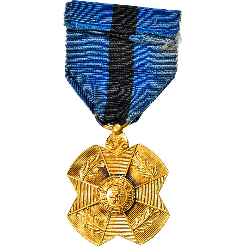 Belgium, Ordre de Léopold II, Medal, Excellent Quality, Gilt Bronze, 38