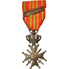 Belgia, Croix de Guerre, Medal, 1939-1945, Stan menniczy, Bronze, 40