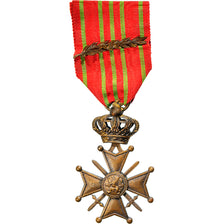 Bélgica, Croix de Guerre, medalla, 1914-1918, Sin circulación, Bronce, 40