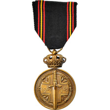 Belgia, Prisonniers de Guerre, Medal, 1940-1945, Stan menniczy, Bronze, 36
