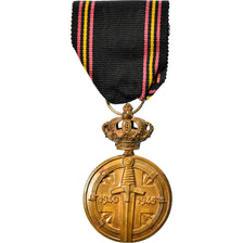 Belgium, Prisonniers de Guerre, Medal, 1940-1945, Excellent Quality, Bronze, 36