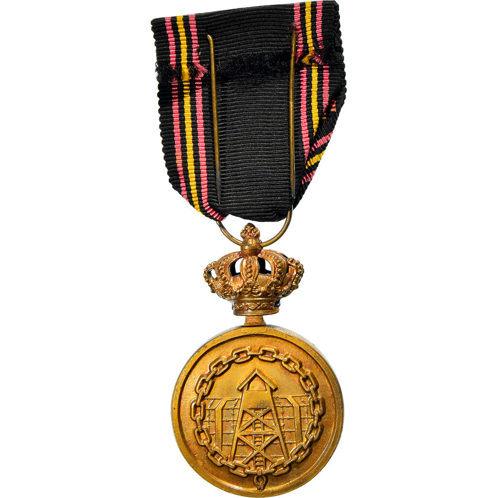 Belgium, Prisonniers de Guerre, Medal, 1940-1945, Excellent Quality, Bronze, 36