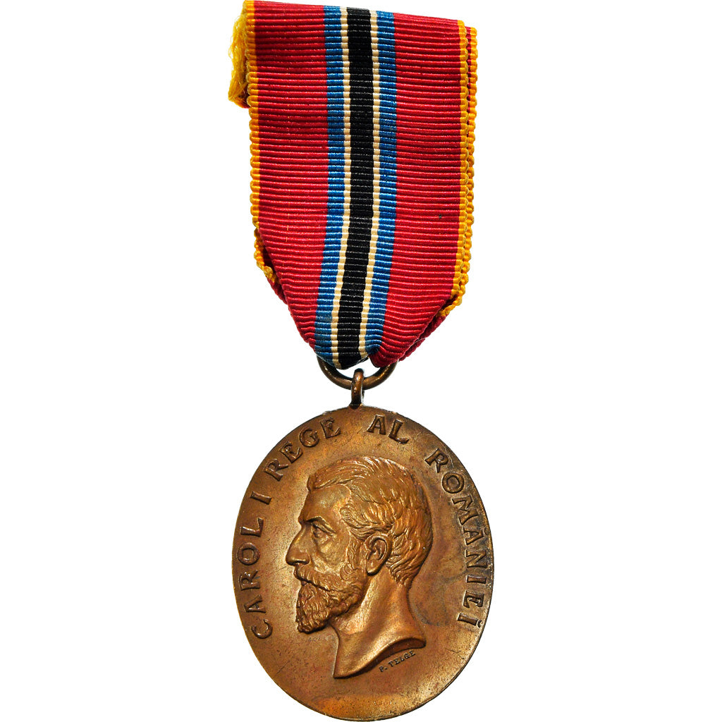 Romania, Carol Ier, 40 Ans de Règne, Medal, 1906, Excellent Quality, Telge
