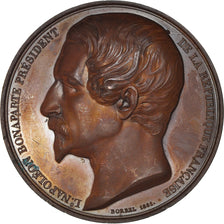 France, Medal, Voyage de louis-Napoléon Bonaparte dans le Midi, History, 1852