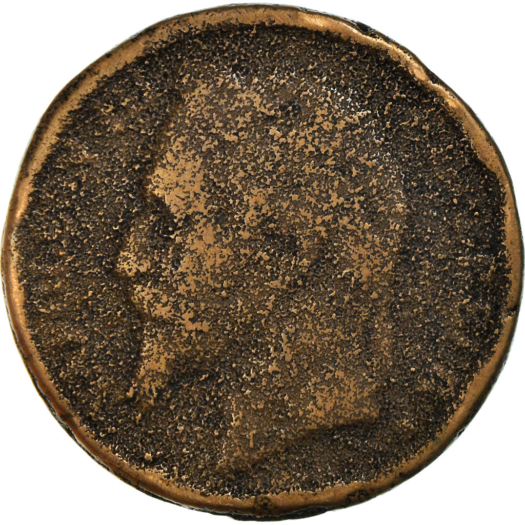France, Medal, Médaille érotique reprenant un module de 5 francs, Arts &