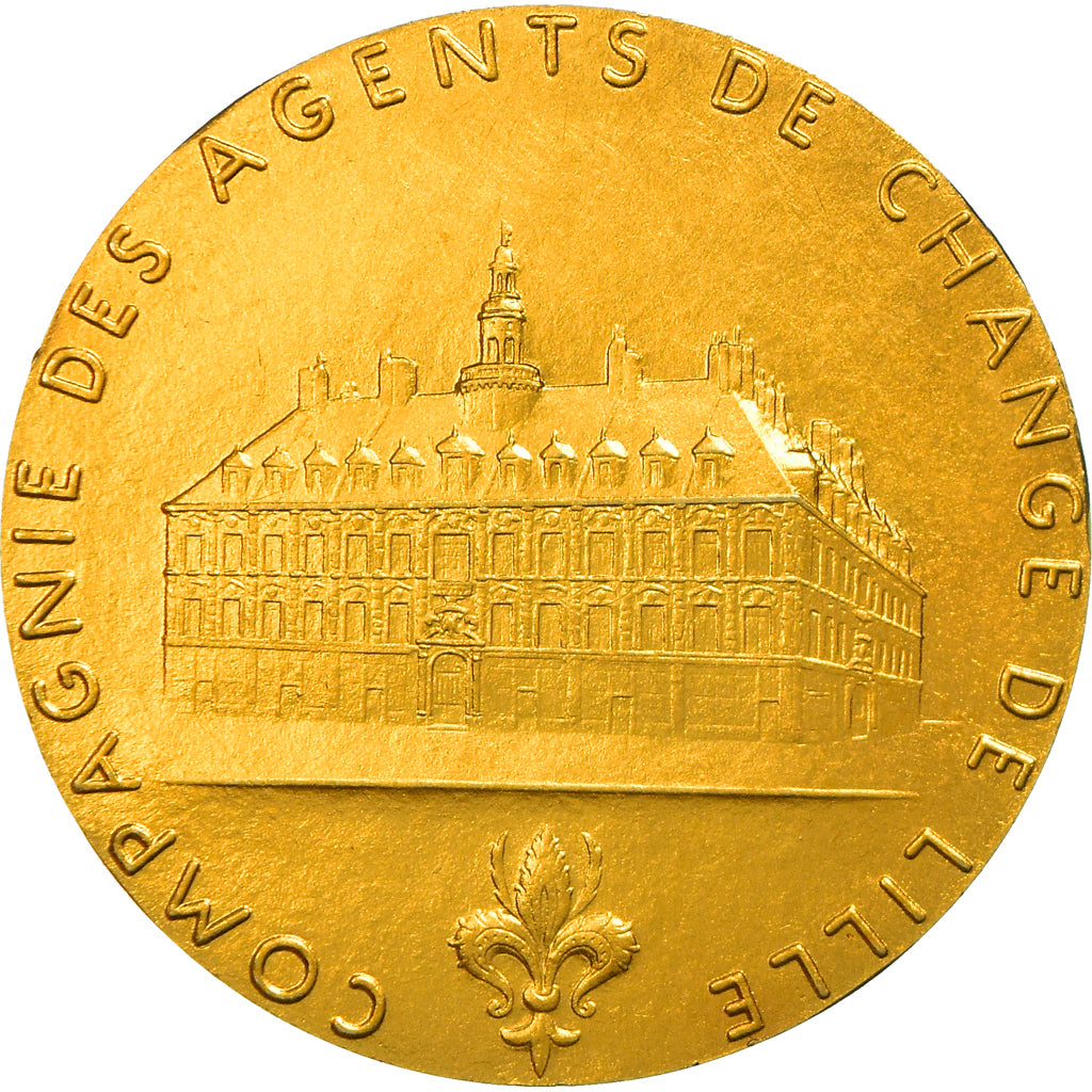 Frankreich, Medaille, Compagnie des Agents de Change de Lille, O.Roty, STGL