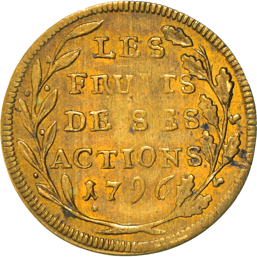 France, Token, Napoléon Bonaparte, Le Fruit de ses Actions, History, 1796