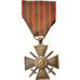 Francja, Croix de Guerre, Medal, 1914-1917, Doskonała jakość, Bronze, 38