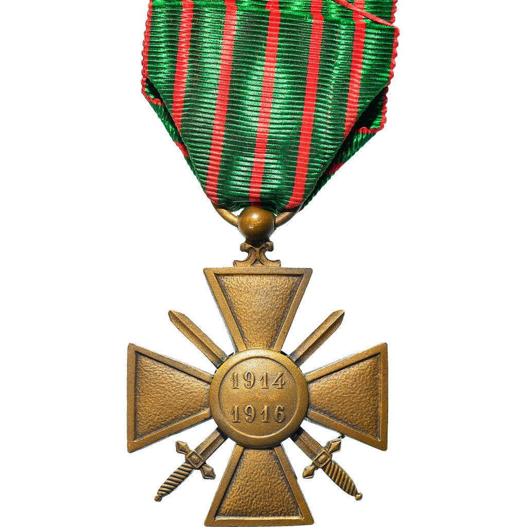 Francia, Croix de Guerre, WAR, medaglia, 1914-1917, Eccellente qualità, Bronzo