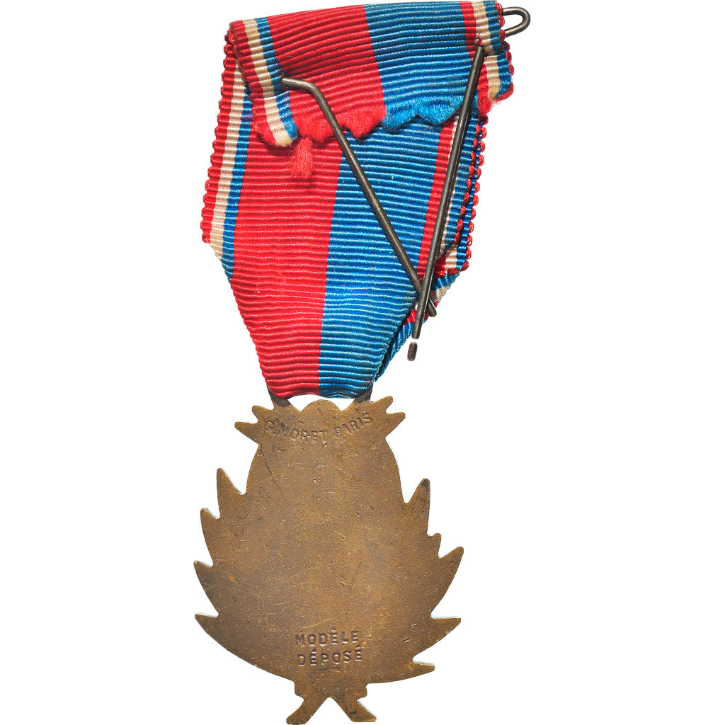 France, Confédération Musicale de France, Medal, Excellent Quality, Bronze, 38