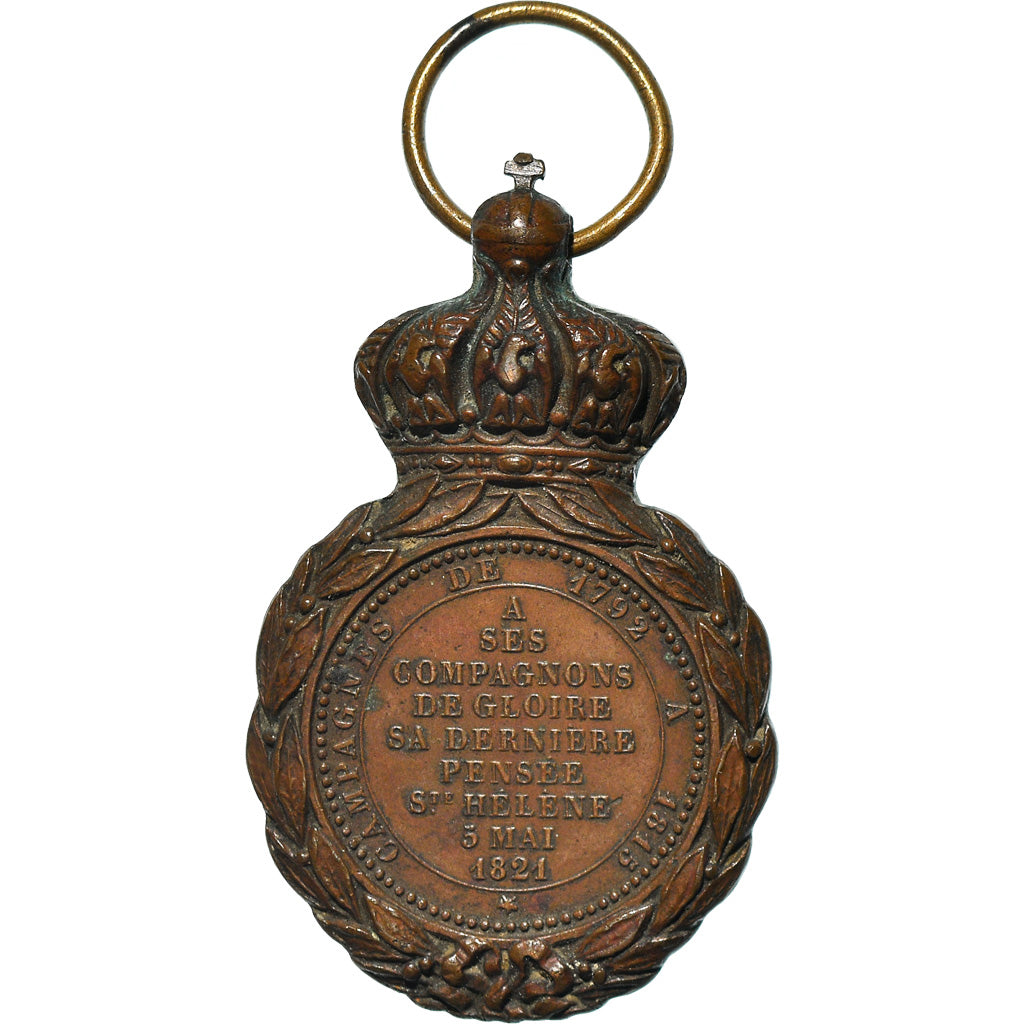 France, Médaille de Saint Hélène, Medal, 1857, Excellent Quality, Bronze, 32