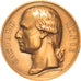 Frankreich, Medaille, Gaspard Monge, Politics, 1968, Galle, UNZ, Bronze